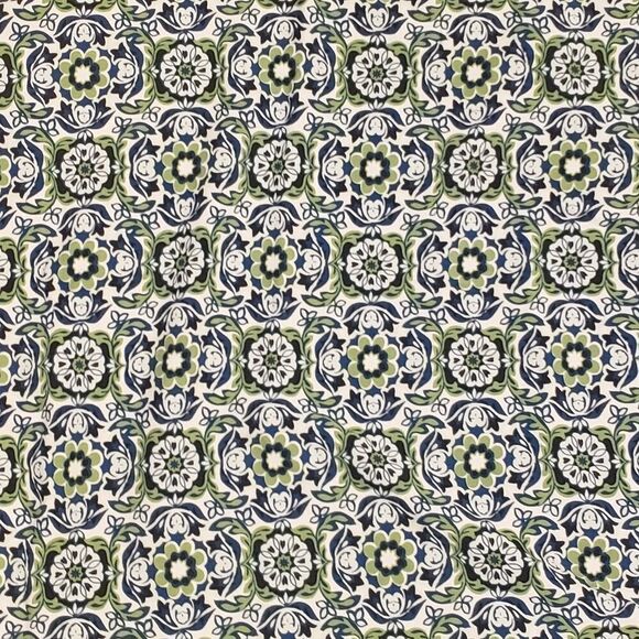 Ann Taylor Navy Patterned Top Sz XL - Picture 2 of 3